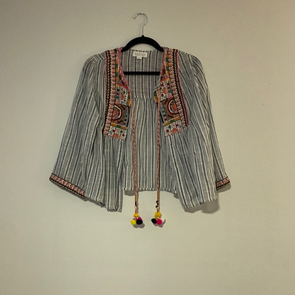Velvet summer jacket - Picture 2 of 6